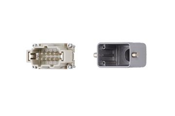 Harting connector set, pin design, incl. contacts