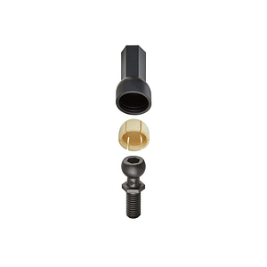 In-line ball and socket joint, AGRM / AGLM, igubal®