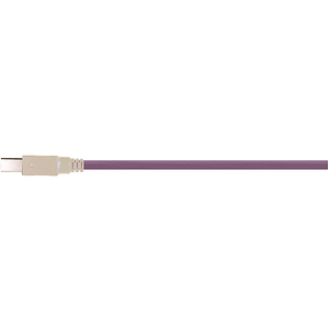 Bus cable | USB 2.0, TPE, connector A: USB 2.0 Type B, open end