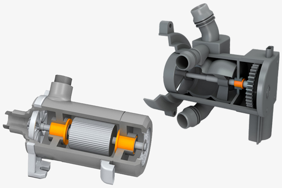Coolant pump and coolant controller
