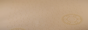 Components are 3D-printed with the laser sintering method.